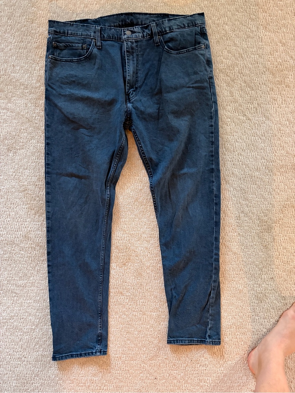 Levi 512 Men's Dark Blue Stretch Jeans - 38x32